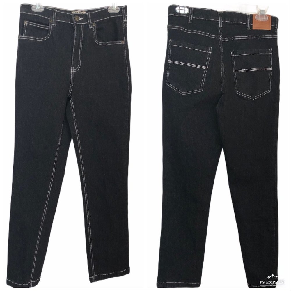 Duke Haband Classic Fit Jeans Men Size 32 Straight Fit Dark Wash Stretch Denim